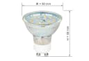 SEBSON LED-Leuchtmittel GU10 5W Warmweiß 10er Pack 3000K Bild 4