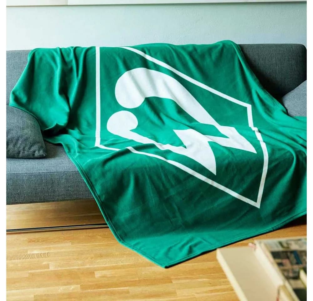 SV Werder Bremen Fleecedecke Grün Kunstfaserbettdecke