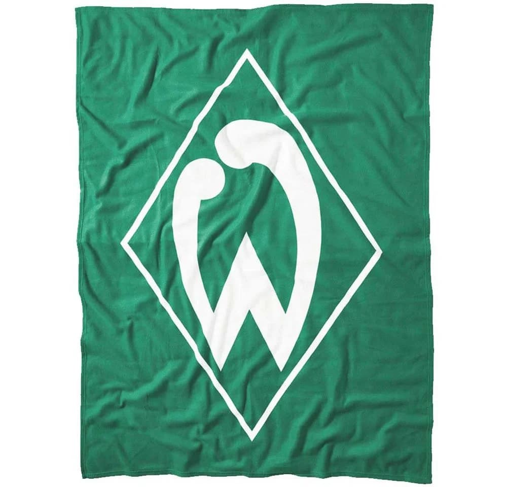 SV Werder Bremen Fleecedecke Grün Kunstfaserbettdecke - Bild 2