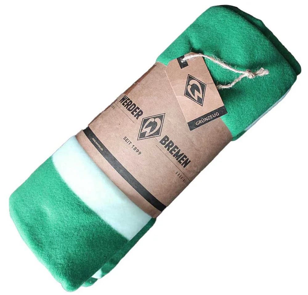 SV Werder Bremen Fleecedecke Grün Kunstfaserbettdecke - Bild 3
