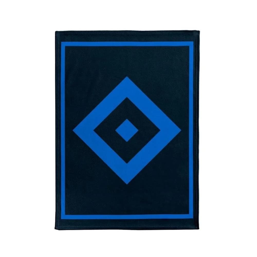 Wohndecke Hamburger SV Blau/ Schwarz
