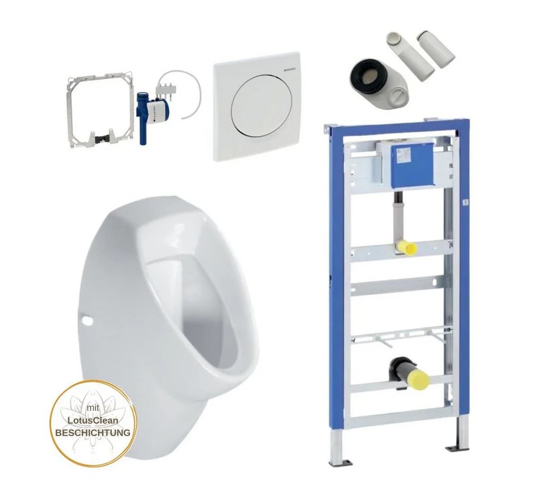 Geberit Urinal Apollo Set mit Drückerplatte Samba & Vorwandelement - Bild 2