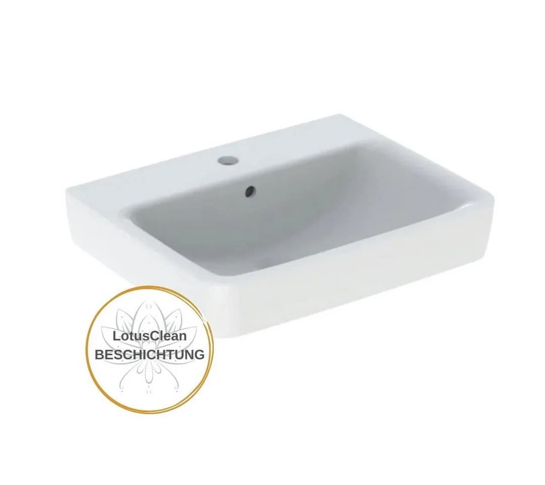 Geberit Renova Plan Waschtisch 60 cm Weiß mit LotusClean Beschichtung - Bild 2
