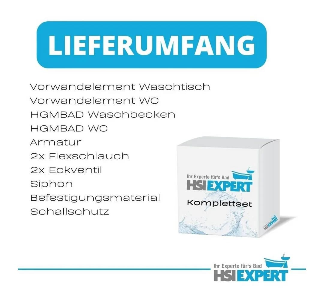GEBERIT WC-Komplettset Geberit Spülkasten WC Vorwandelement Waschbecken 60 cm Armatur Bad Set