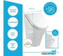 HGMBAD Urinal Komplettset mit SoftClose und Vorwandelement Bild 5
