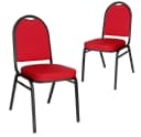 pemora Stapelstuhl Bankettstuhl 150 Rot 2er Set Gastronomie-Qualität Bild 2
