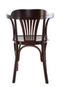 pemora Bugholzstuhl CLASSICO S44 mit Armlehnen Nussbaum Dunkel Bild 1