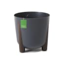 KAGM Blumentopf mit Füßen und Wasserspeicher Anthrazit Bild 2