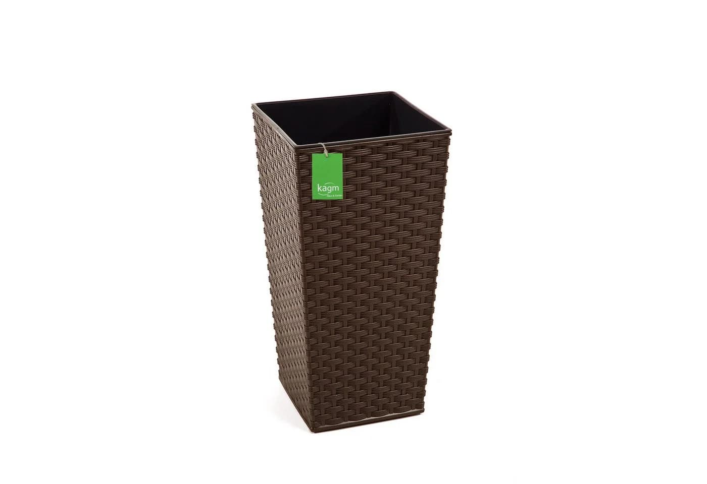 KAGM Pflanzkübel XL Rattan-Optik mit Einsatz - Bild 2