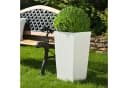 KAGM Blumenkübel XL Rattan-Optik mit Pflanzeneinsatz Bild 1