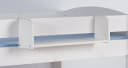 Lilokids Bücherregal für Kinderhochbett 80 cm Weiß Bild 2
