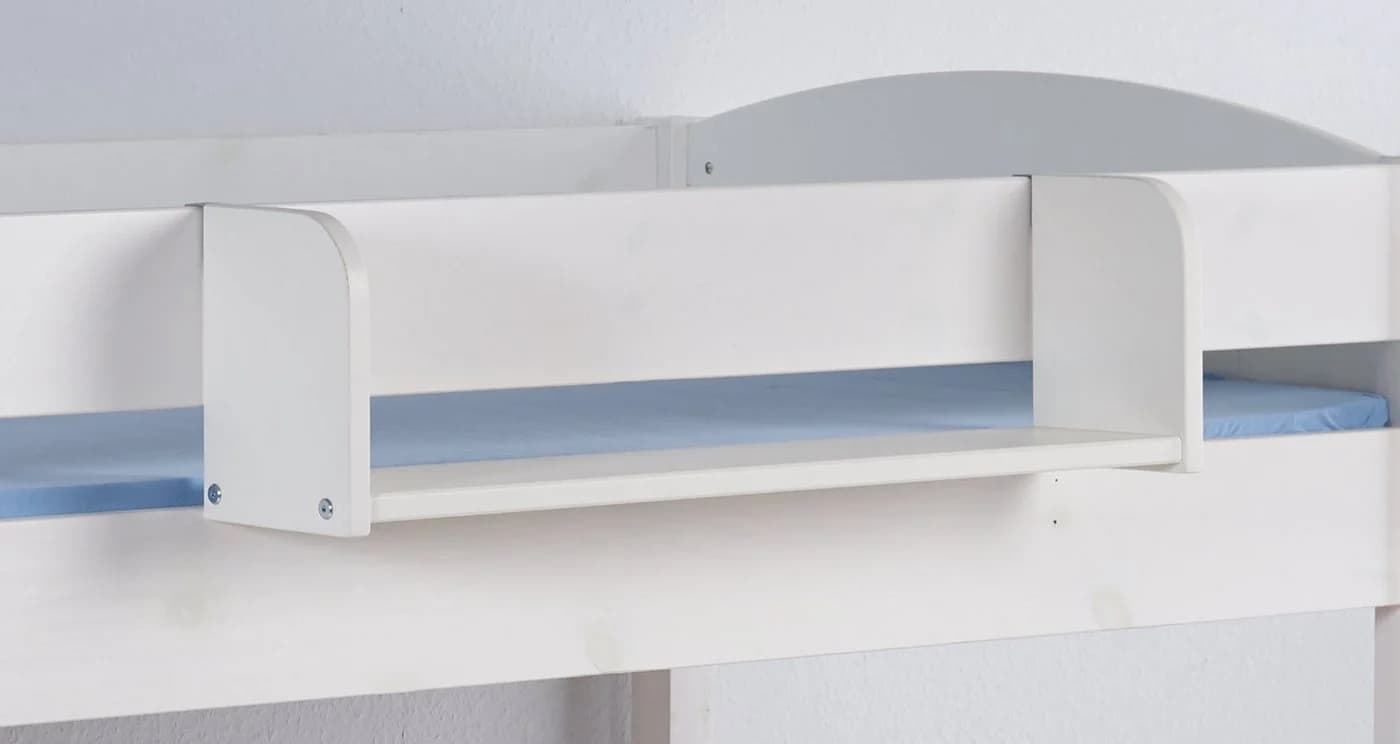 Lilokids Bücherregal für Kinderhochbett 80 cm Weiß - Bild 2