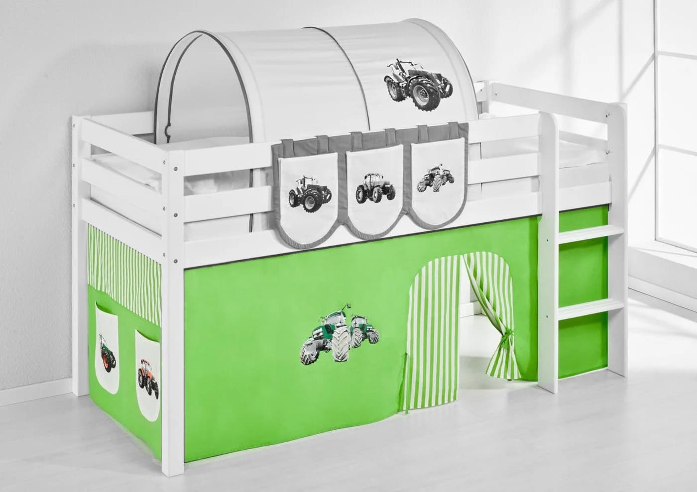 Lilokids Bettvorhang TRECKER für Hochbett & Etagenbett Landmaschinen