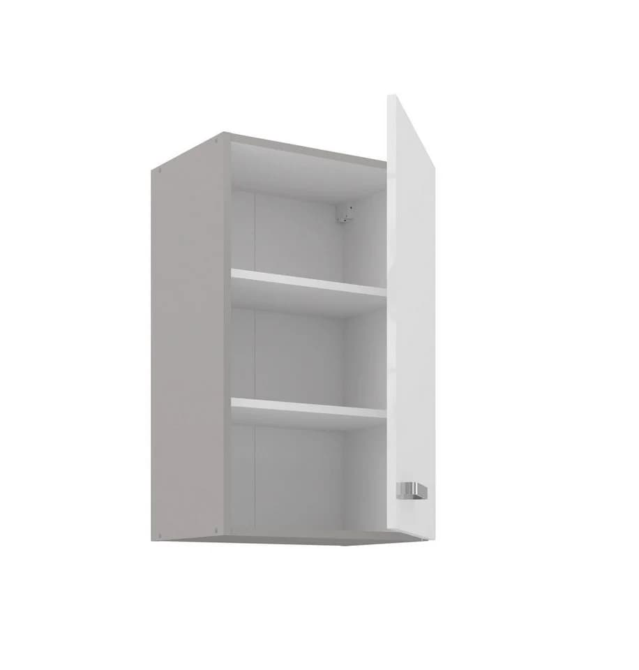 Küchen-Preisbombe Hängeschrank 45 cm Weiß Hochglanz Grau Matt - Bild 2