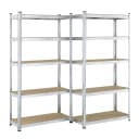 Juskys Schwerlastregal Basic 2-tlg. Verzinktes Metallregal mit 10 Böden Bild 1