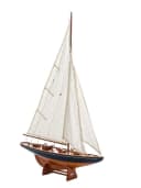 Aubaho Segelyacht Dekoobjekt aus massivem Holz 112cm Bild 2