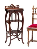 Aubaho Beistelltisch Antik Stil Holz Braune Dekoration Bild 1