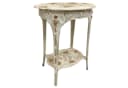 Aubaho Beistelltisch Art Nouveau Antik-Stil Gusseisen Weiß Bild 3