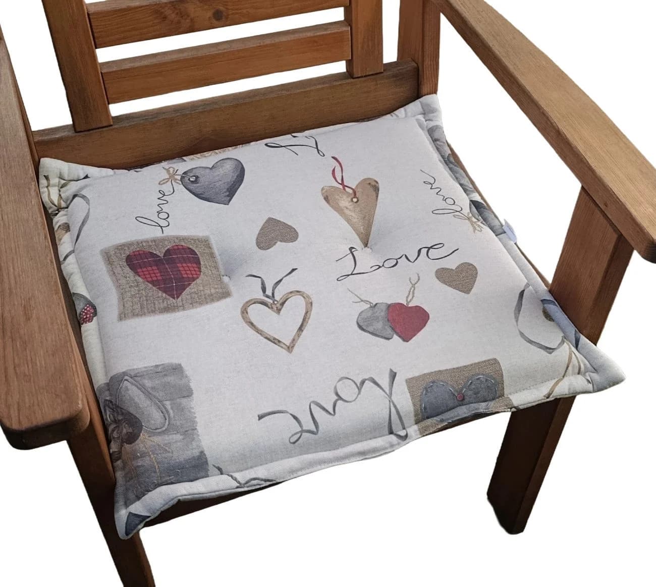 Rattani Stuhlkissen Sabrina Beige 50x46 cm