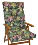 Rattani Hochlehnerauflage Sylva Monstera Motiv 120x50 cm Bild 2