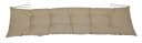Rattani Polsterauflage Gartenbank Beige 180x40 cm Bild 1