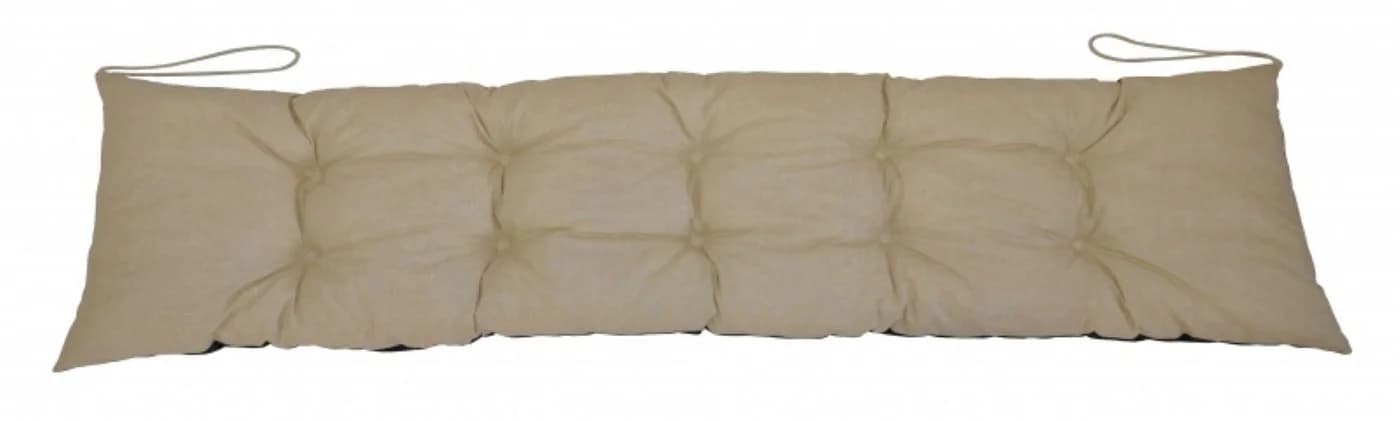 Rattani Polsterauflage Gartenbank Beige 180x40 cm