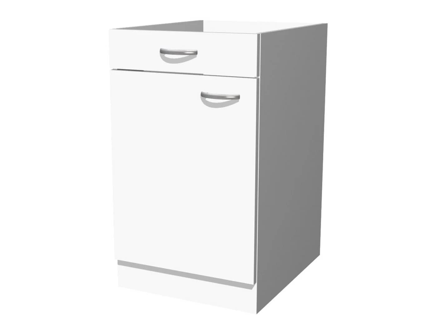 Flex-Well Küchenunterschrank Weiß 50 cm ohne Arbeitsplatte - Bild 2