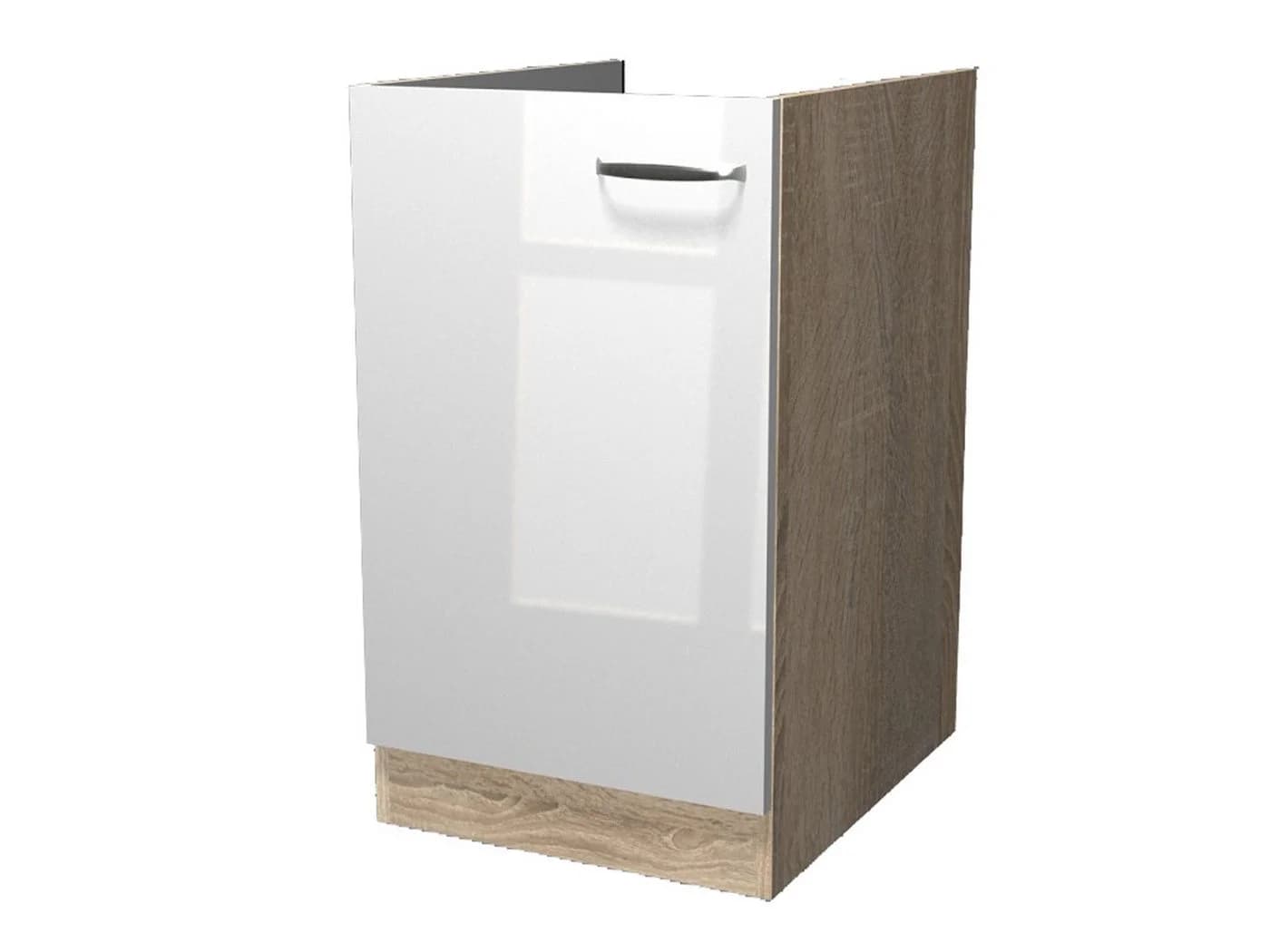 Flex-Well Spülenunterschrank 50 cm Hochglanz Weiß - Bild 2