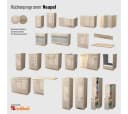 Flex-Well Apothekerschrank 30 cm breit Hochglanz Sonoma Eiche Bild 5