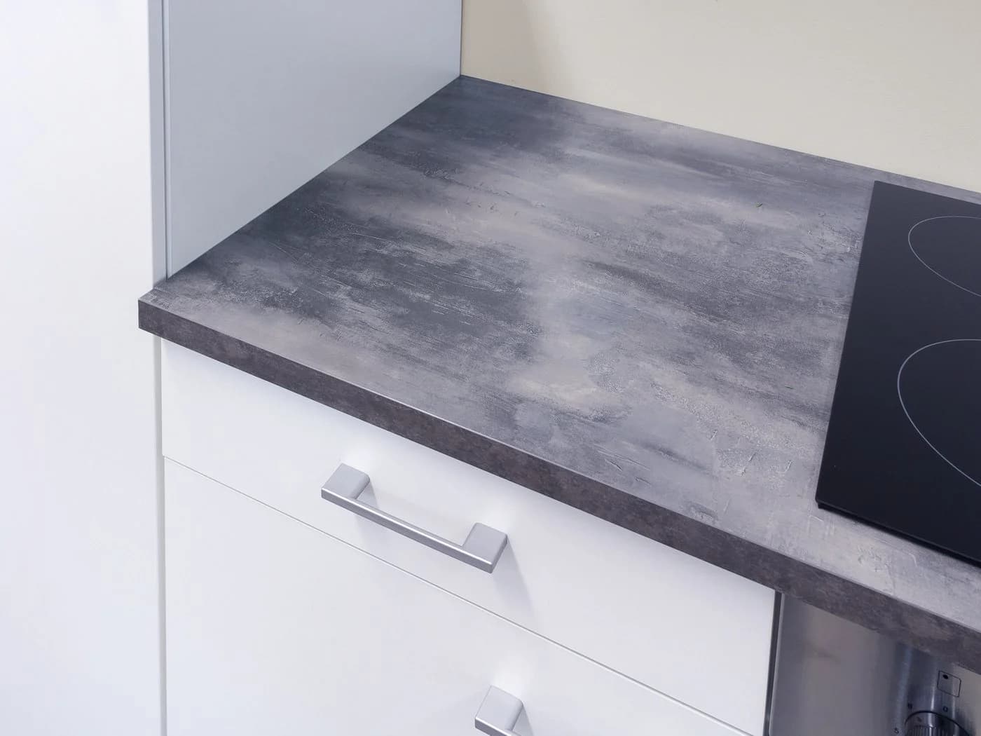 Flex-Well Küchenunterschrank 50 cm Weiß Toska mit Arbeitsplatte - Bild 3