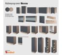 Flex-Well Spülenunterschrank 50 cm Basaltgrau Matt Bild 5