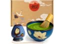 Goodwei Matcha Teezeremonie Set "Magnolia" 4-tlg. Keramik & Bambus Weiß Bild 2