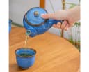 Goodwei Kyusu Teeset Japanisch Keramik Blau 5-tlg. Bild 1