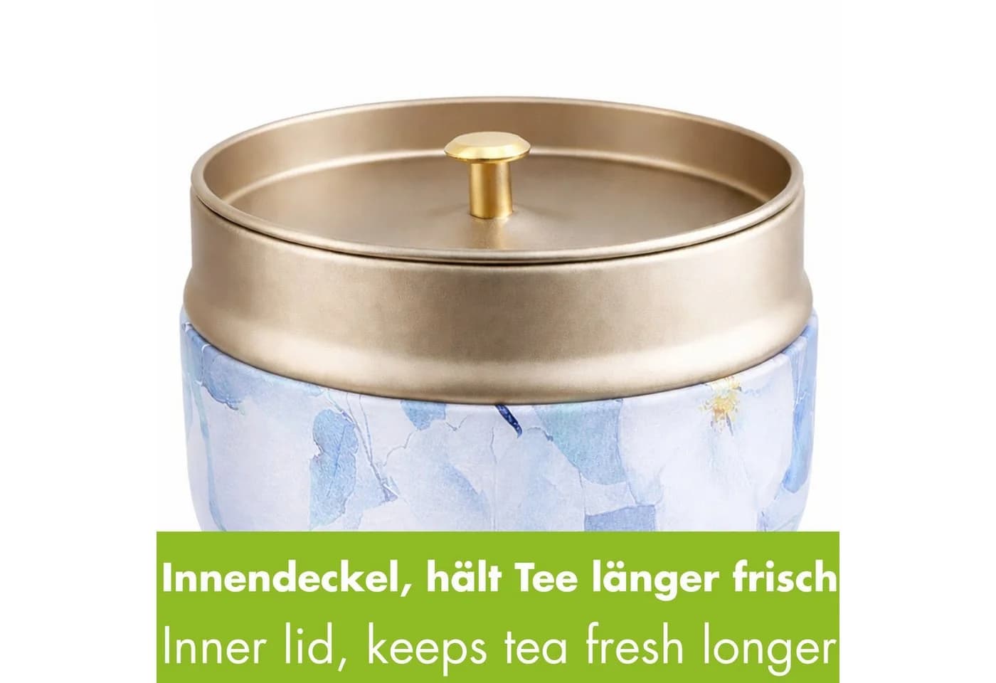 Goodwei Teedose Matcha-Teedose Weiß Metall 3-tlg - Bild 3