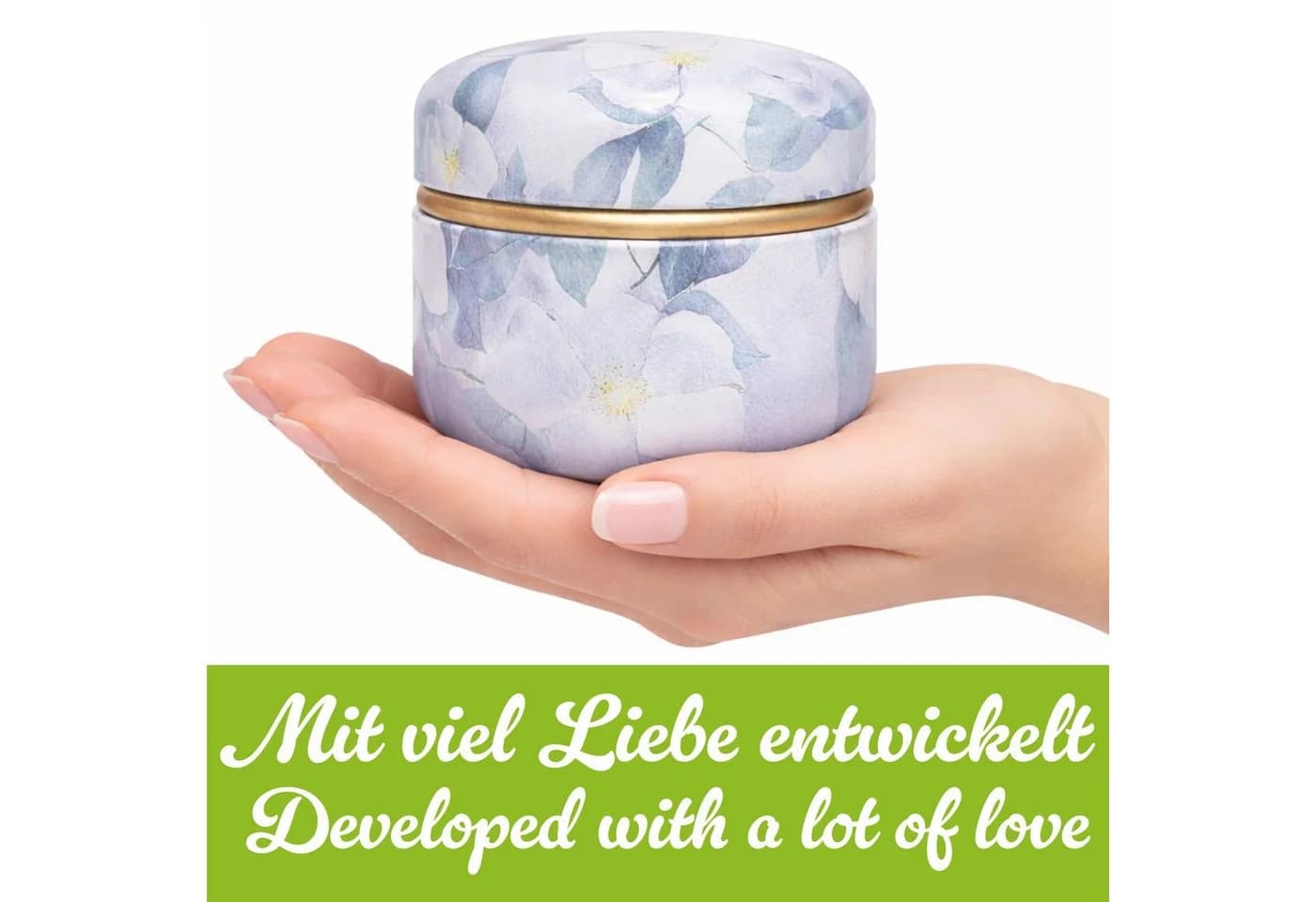 Goodwei Teedose Matcha-Teedose Weiß Metall 3-tlg - Bild 4