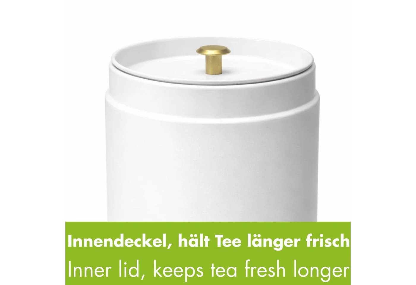 Goodwei Teedose Weiß Metall 250 ml Klassisch - Bild 3