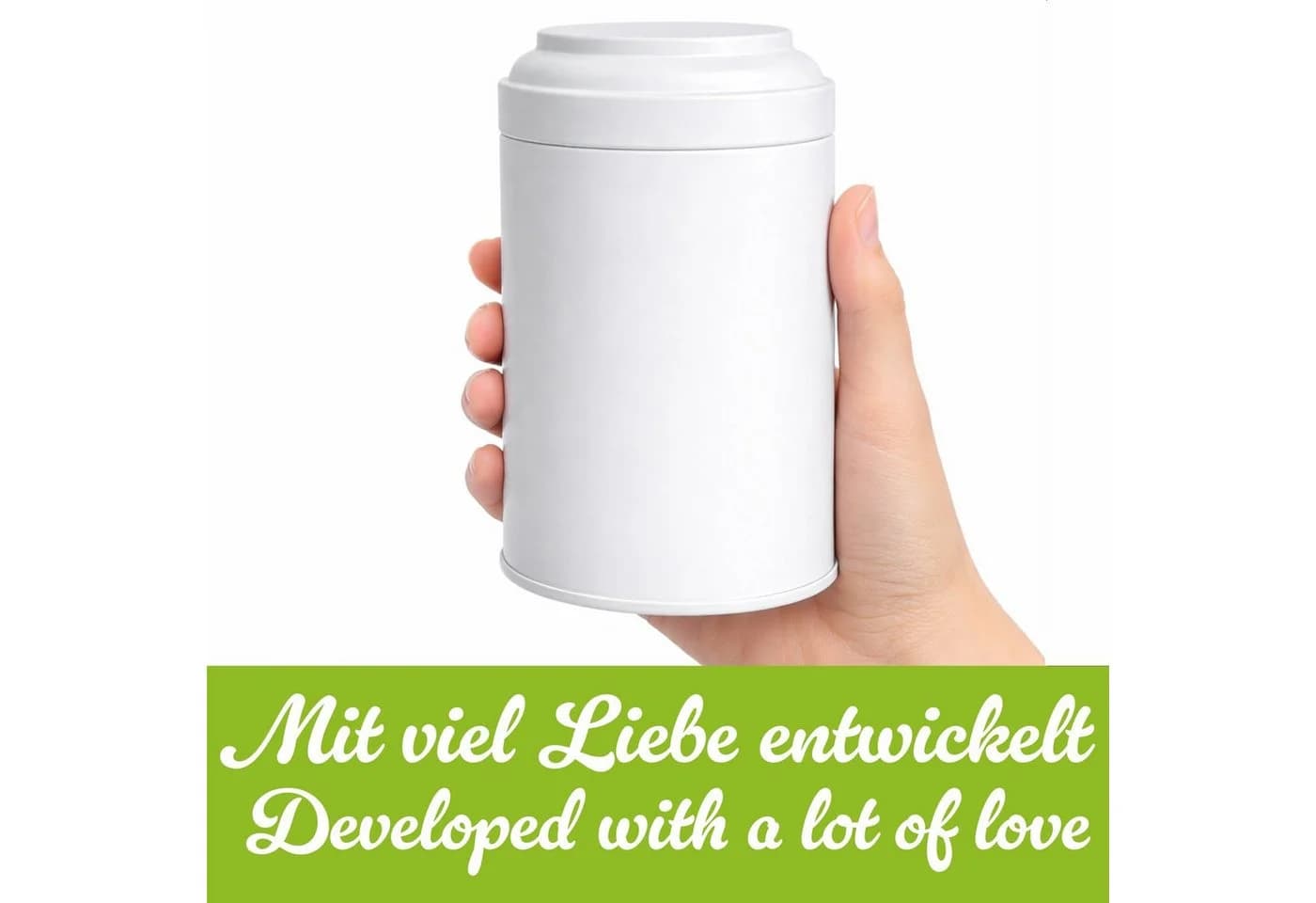 Goodwei Teedose Weiß Metall 250 ml Klassisch - Bild 5