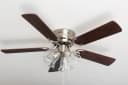 Pepeo Deckenventilator Kisa Deluxe BN Eiche/Walnuss mit Licht Bild 1