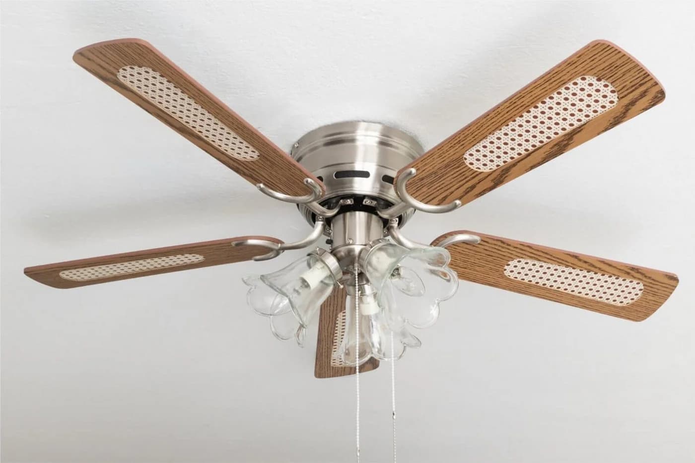 Pepeo Deckenventilator Kisa Deluxe BN Eiche/Walnuss mit Licht - Bild 2