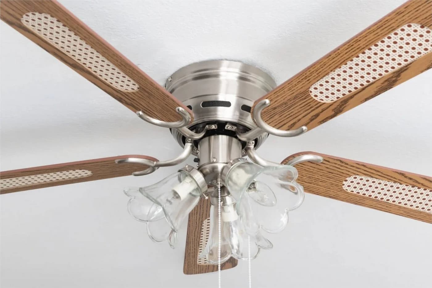 Pepeo Deckenventilator Kisa Deluxe BN Eiche/Walnuss mit Licht - Bild 3