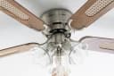Pepeo Deckenventilator Kisa Deluxe BN Eiche/Walnuss mit Licht Bild 4