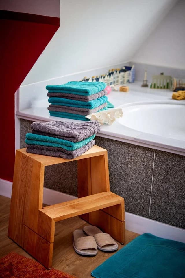 NATUREHOME Tritthocker Buche Design - Bild 2
