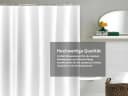 LikeKa Duschvorhang aus Polyester 180x180 cm mit Ringen Bild 1