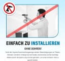 LikeKa Duschvorhangstange Ausziehbar Aluminium Ohne Bohren Bild 4