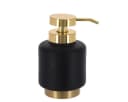 LikeKa Badaccessoire-Set 5-tlg. Schwarz Matt Gold mit Kosmetikeimer Bild 2