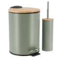 LikeKa Badaccessoire-Set 2-tlg. Toilettenbürste & Eimer Bambus matt Bild 1