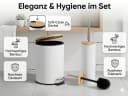 LikeKa Toilettenbürste und Kosmetikeimer Matt mit Absenkautomatik Bild 2