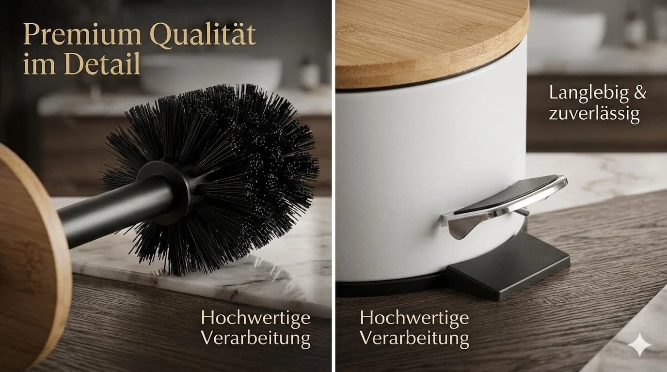 LikeKa Toilettenbürste und Kosmetikeimer Matt mit Absenkautomatik - Bild 5