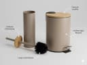 LikeKa Badaccessoire-Set 2-teilig Toilettenbürste Bambus Bild 3