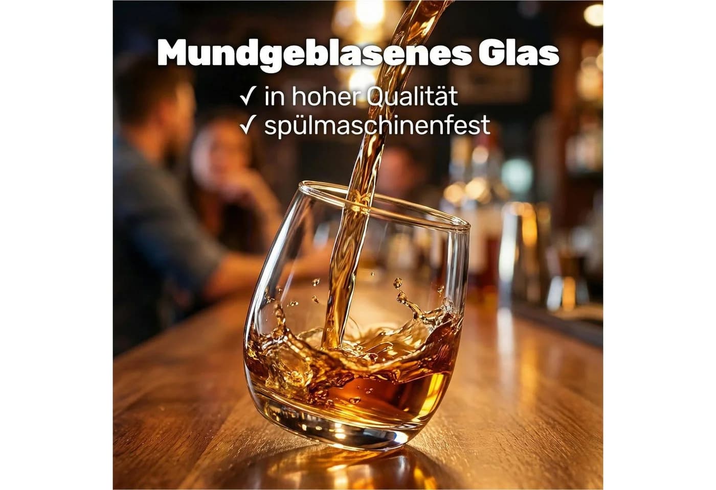 Gravidus Bar Rocking Whisky Glas 6er Set Transparent - Bild 3